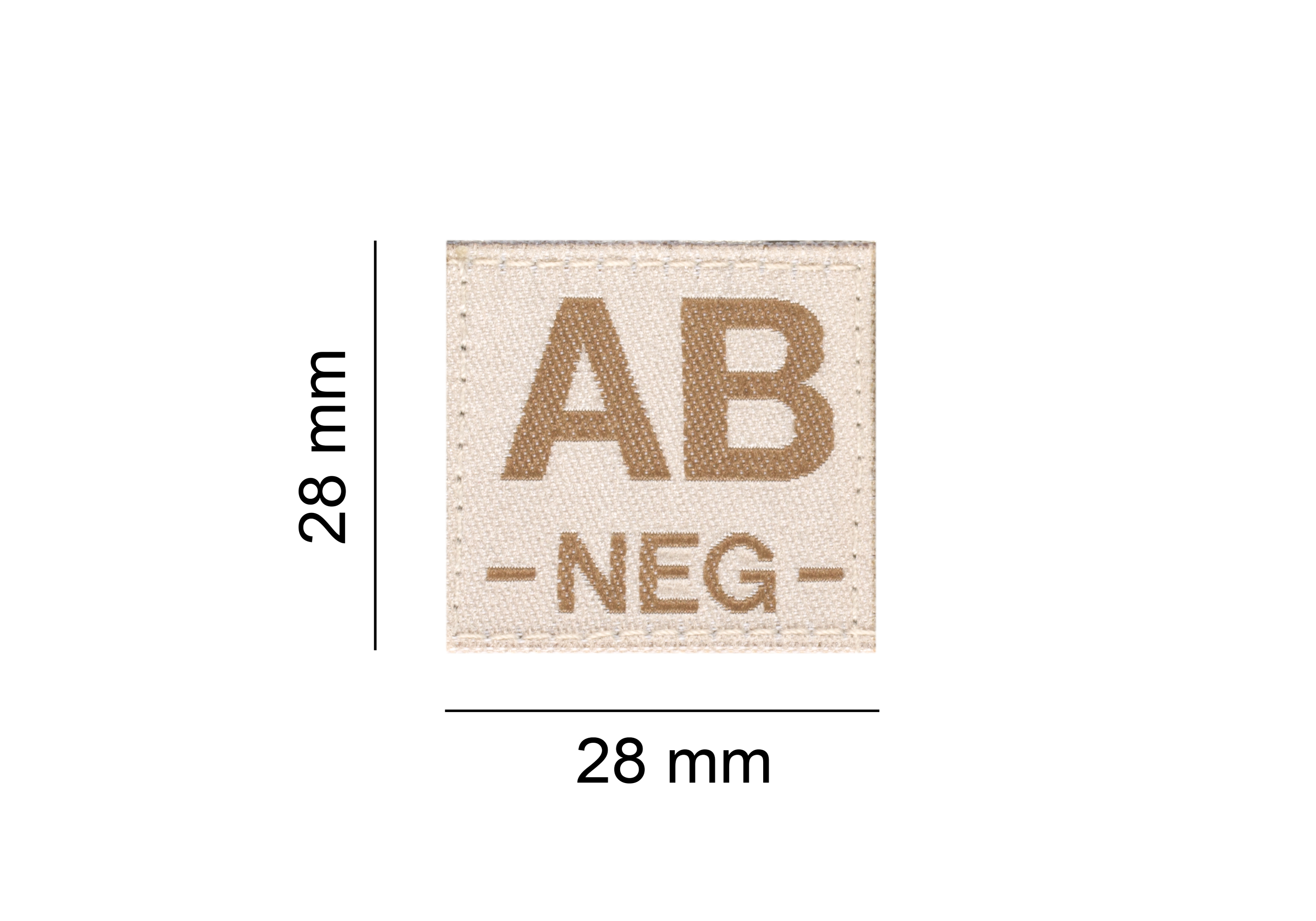 Clawgear AB Neg Bloodgroup Patch Clawgear AB Neg Bloodgroup Patch