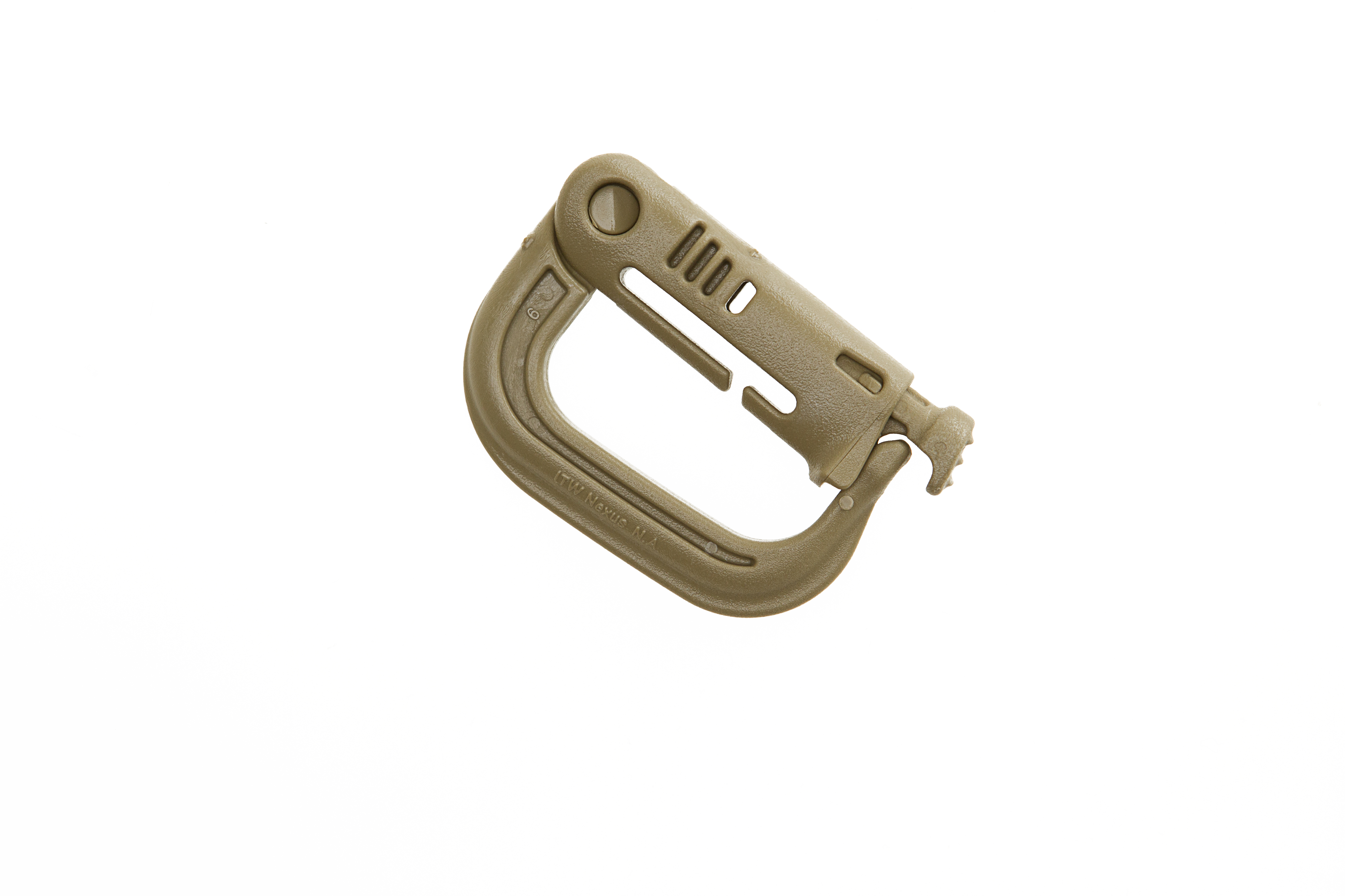 ITW NEXUS Plastic carabiner Grimlock BLACK