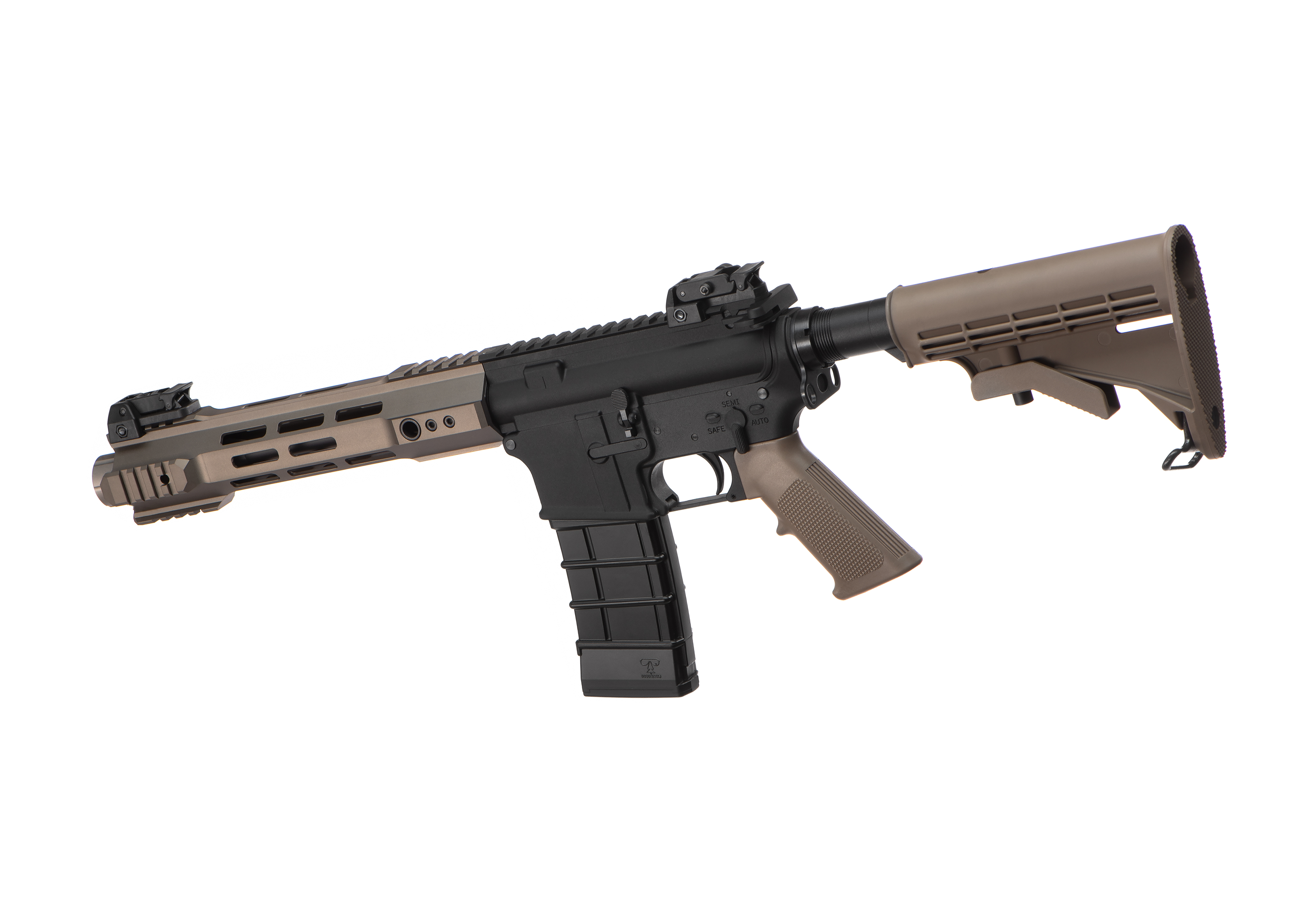 Gas carabines : Airsoft rifle AWSS KAC PDW 8” GBB, blowback, 2x