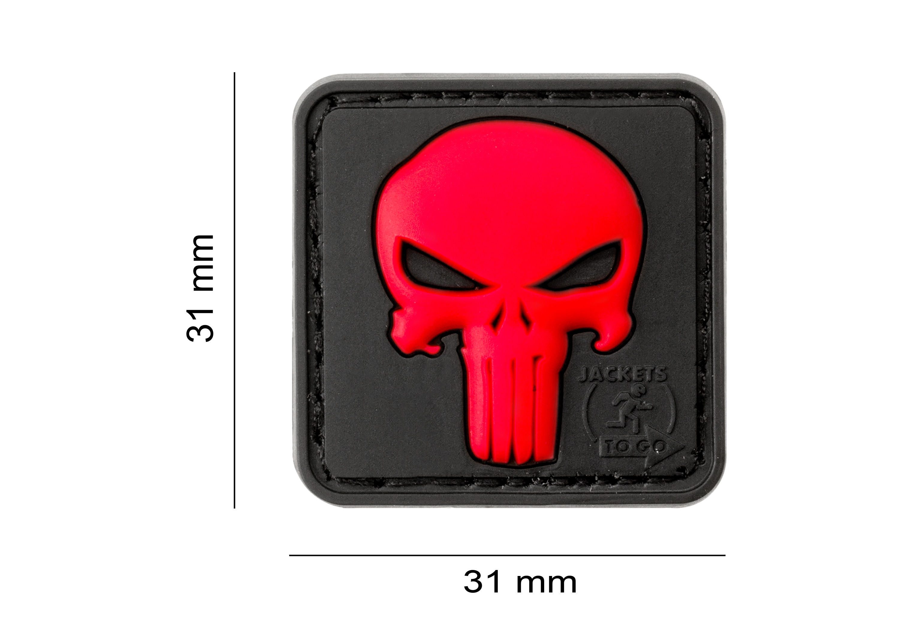 Puerto Rico Flag Punisher Tactical Patch [2PC Bundle - 3D-PVC Rubber-P –  MILTACUSA