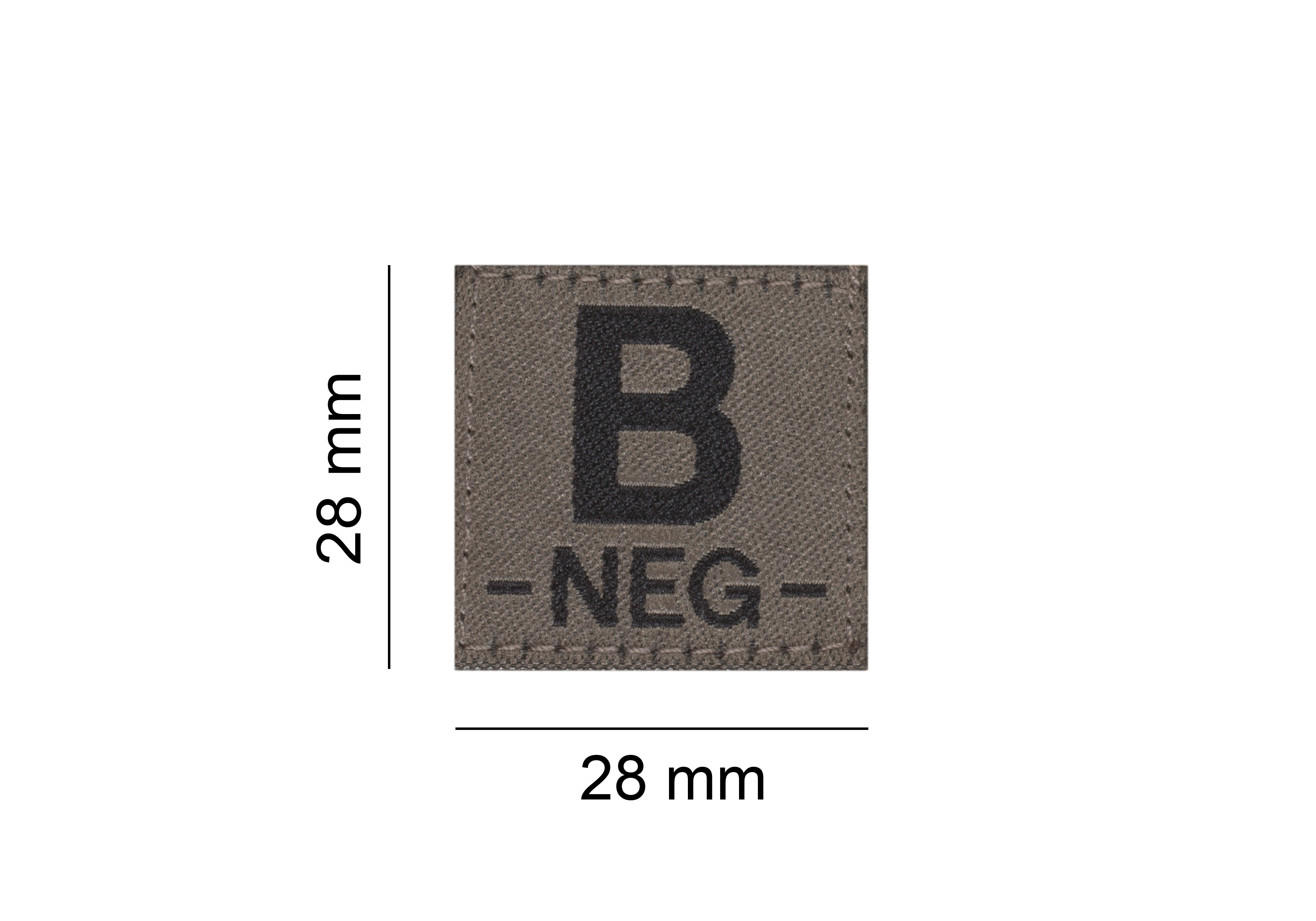Clawgear B Neg Bloodgroup Patch Clawgear B Neg Bloodgroup Patch