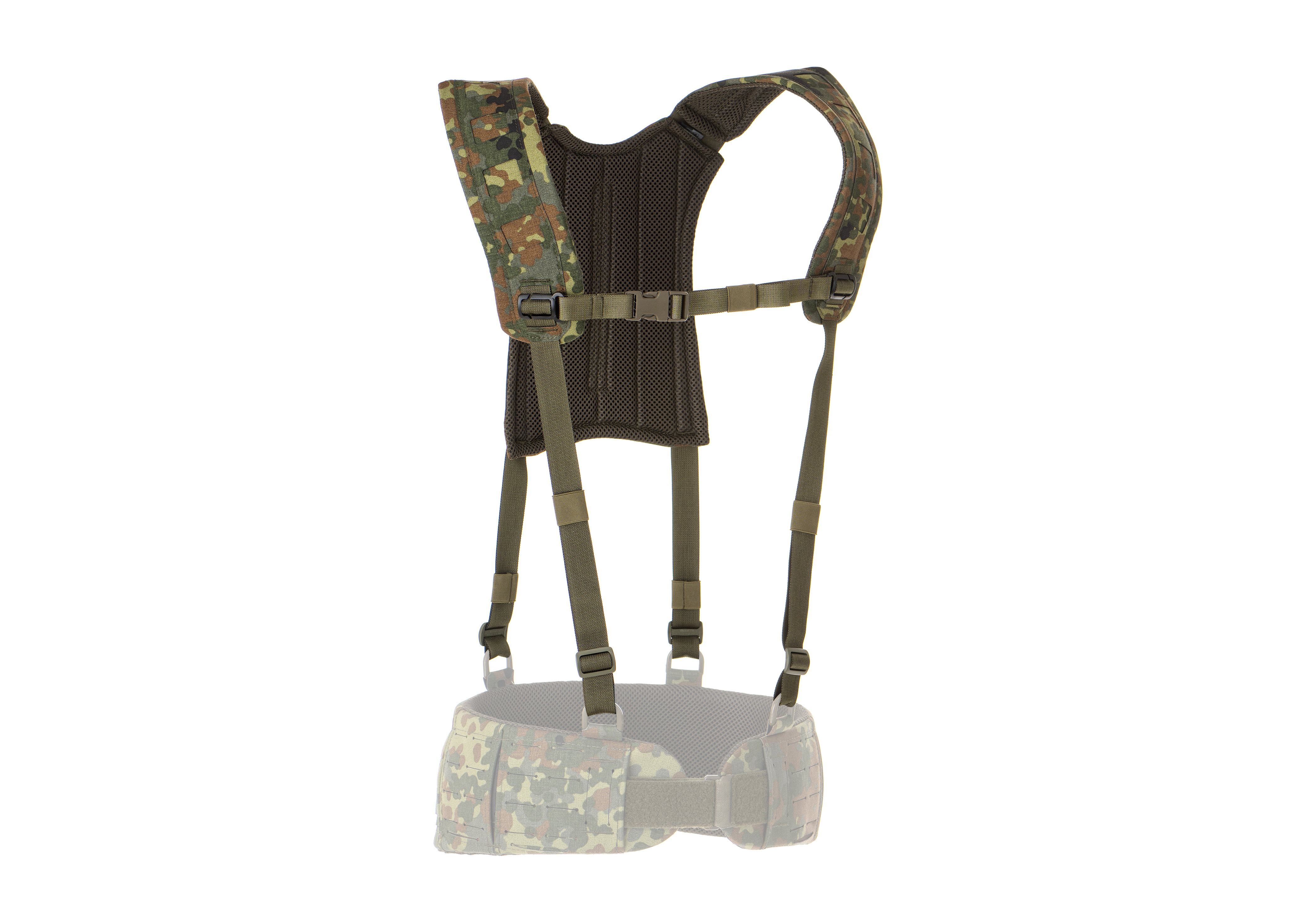 Templars Gear 4-Punkt H-Harness – Mit MOLLE, Gepolstert, IRR-Beschichtung, Für Tactical Belt Kompatibel