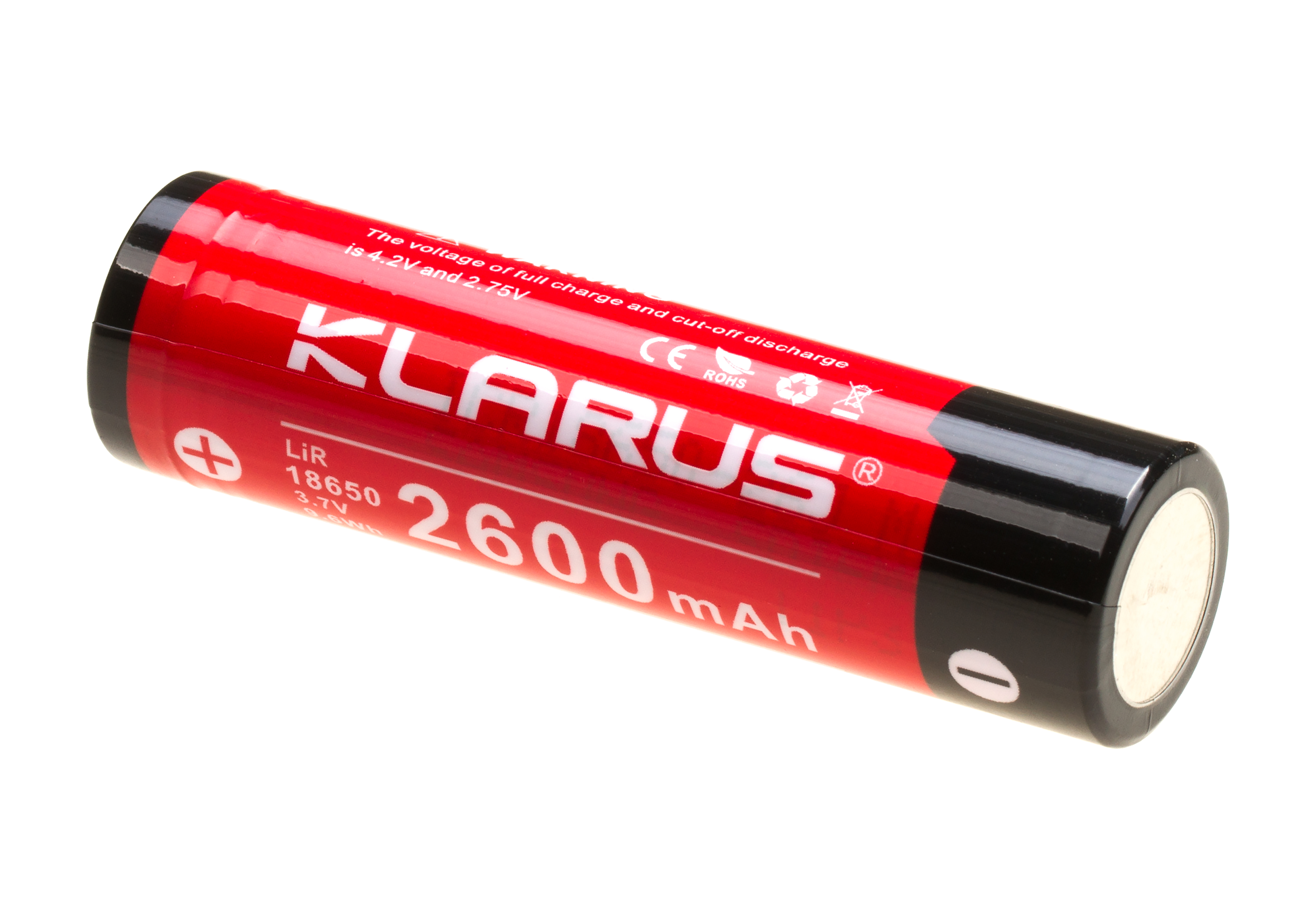 Clawgear 18650 Battery 3.7V 2600mAh Micro-USB (2024) - Armamat