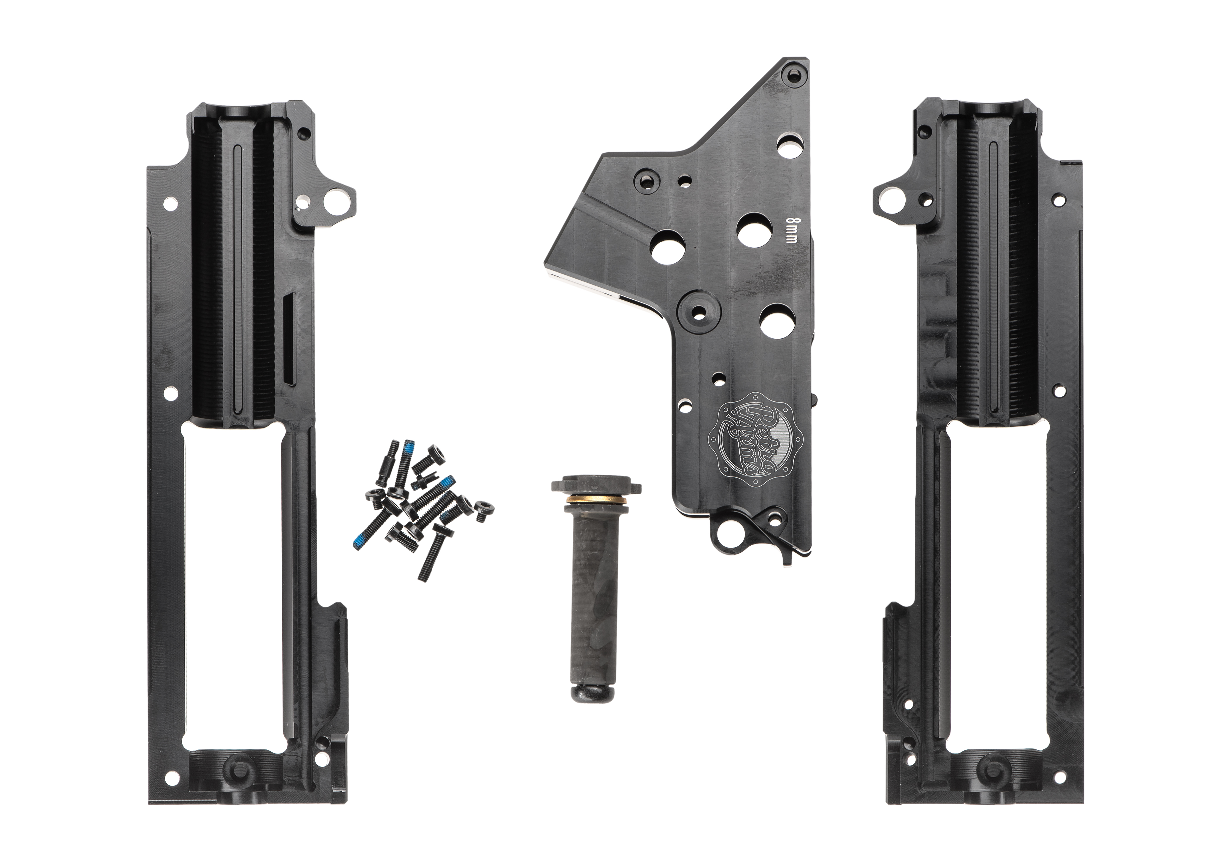 Retro Arms CNC Split Gearbox V2 8mm QSC (2025) - Airsoftzone