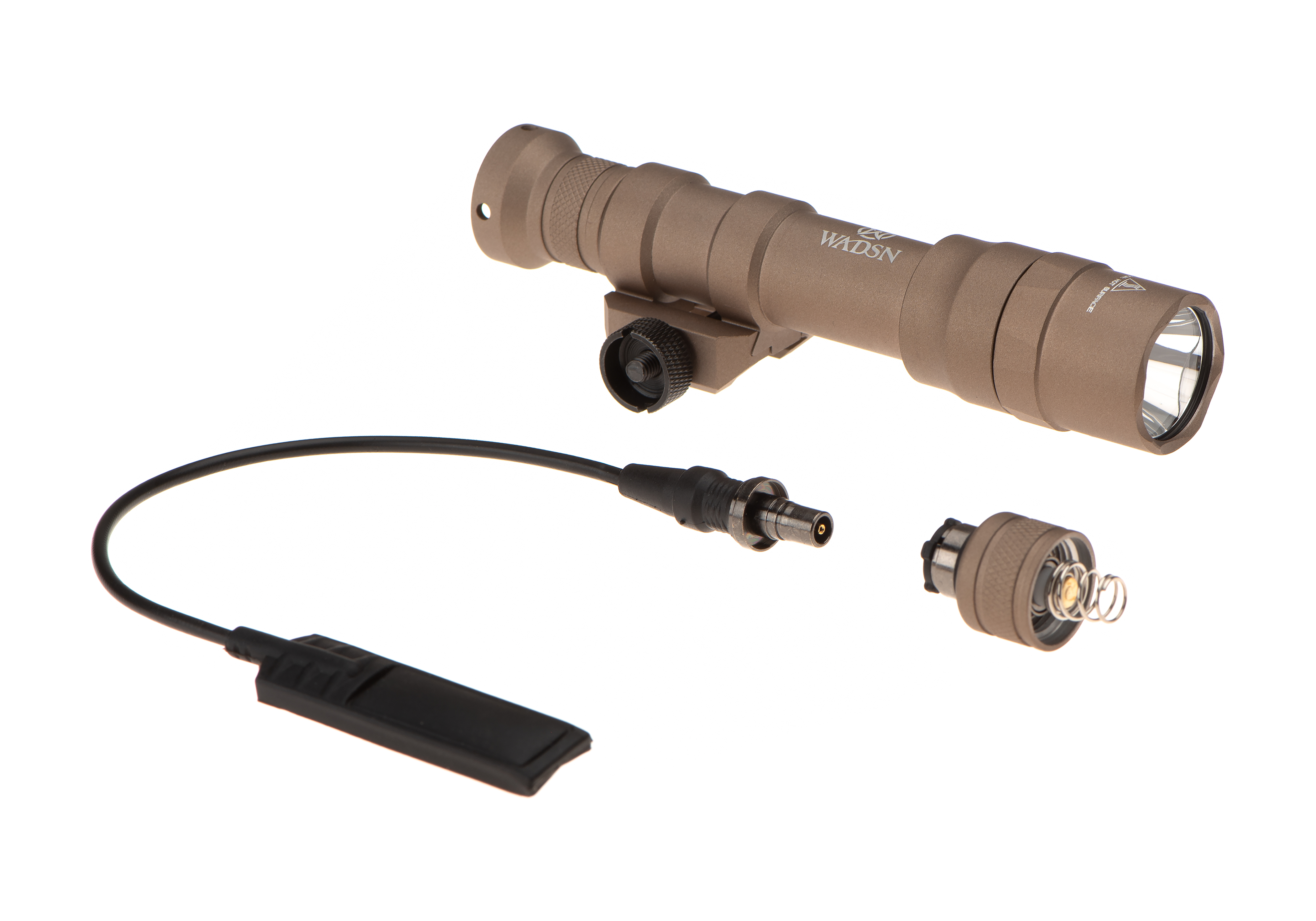 WADSN - Lampe Tactique SCOUT LIGHT M600DF, Noir - Safe Zone Airsoft