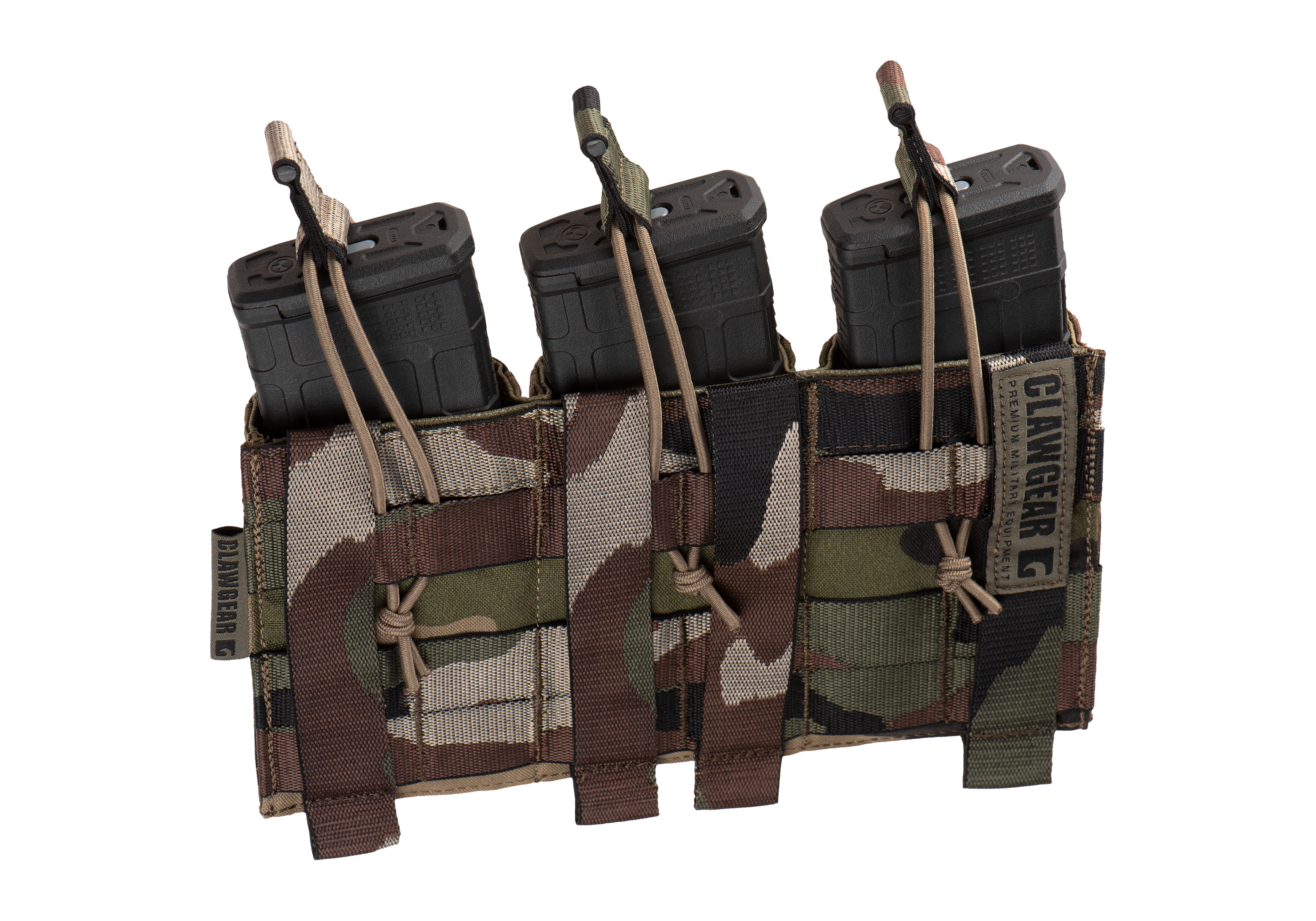 Clawgear 5.56mm Open Triple Mag Pouch Core Clawgear 5.56mm Open Triple Mag Pouch Core