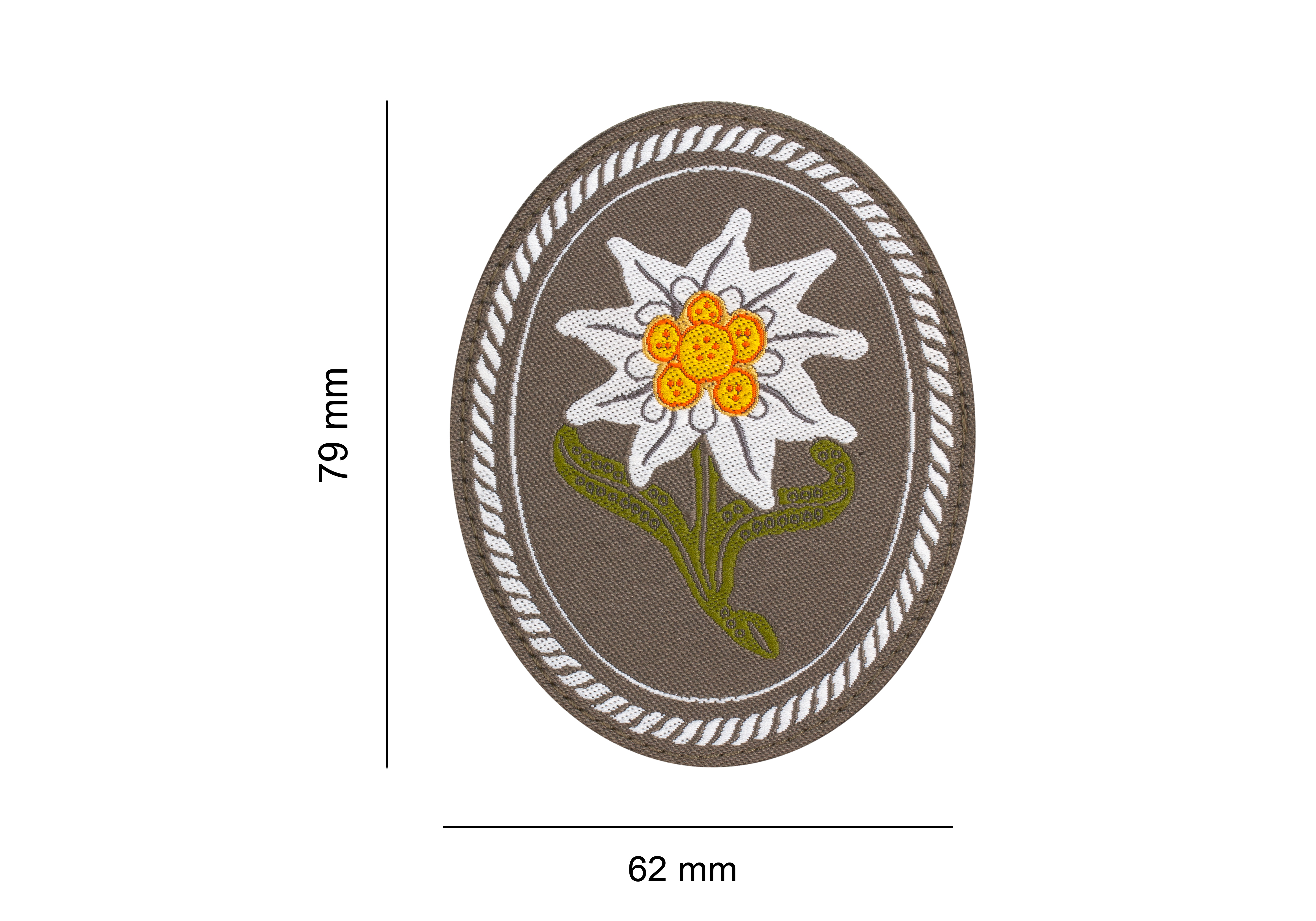Clawgear Edelweiss Patch Oval Clawgear Edelweiss Patch Oval
