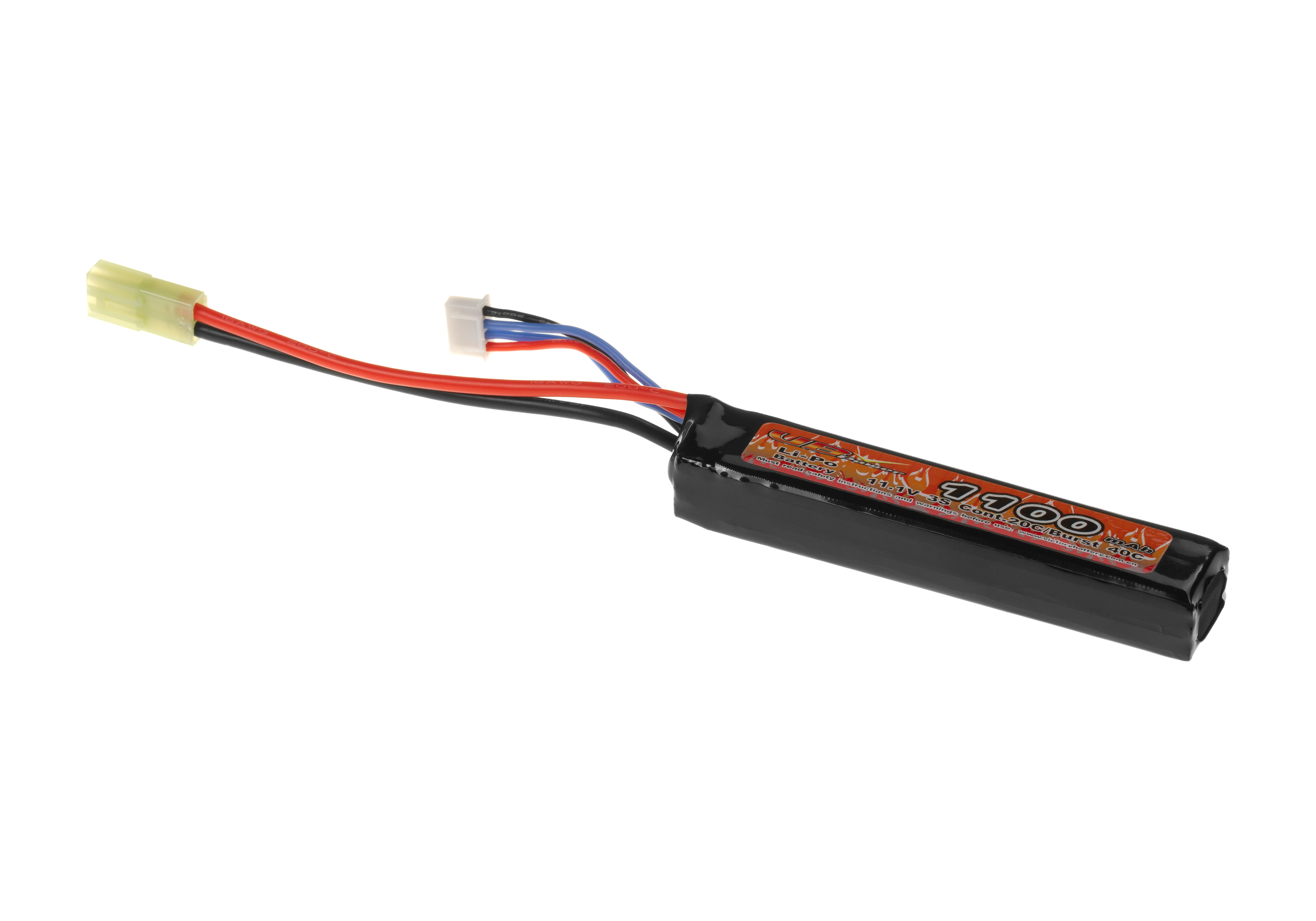 VB-Power 11.1V 1300 mAh 20C / 40C LiPo Airsoft AEG PEQ Battery