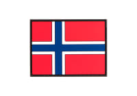 JTG Norway Flag Rubber Patch