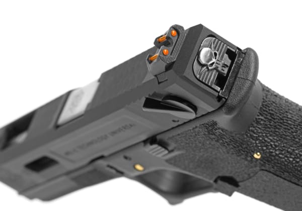WE G-Force 18C BK Silver Barrel Metal Version GBB
