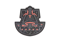 JTG Ghost Ship Skull Rubber Patch