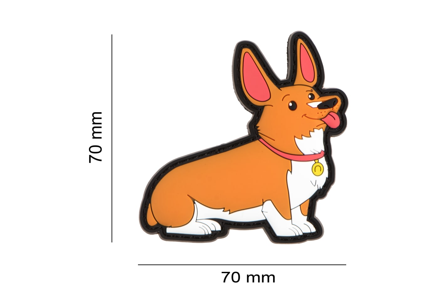 Airsoftology Happy Corgi Patch