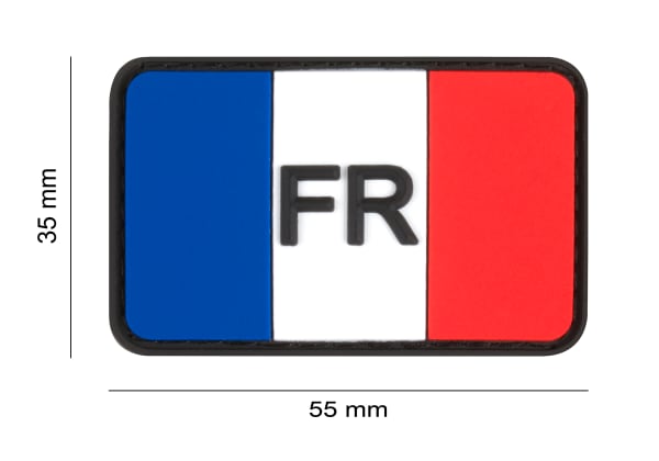 JTG France Flag Rubber Patch