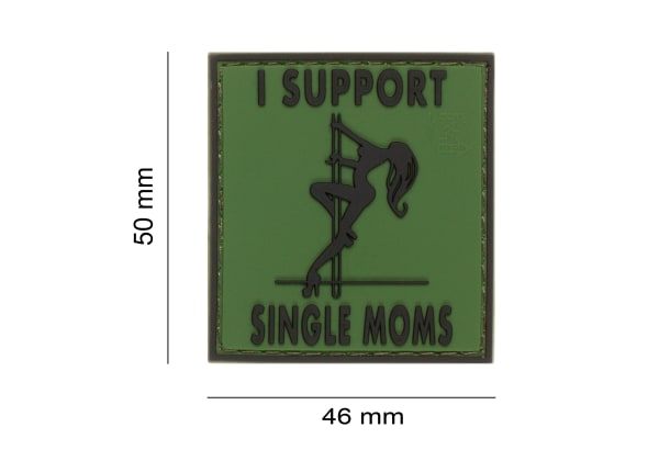JTG I Support Single Mums Rubber Patch