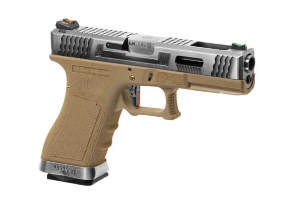 WE G-Force 18C SV Silver Barrel Metal Version GBB