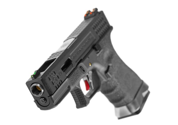 WE G-Force 19 BK Silver Barrel Metal Version GBB