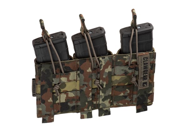 Clawgear 5.56mm Open Triple Mag Pouch Core