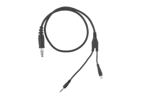 Earmor Y-Shaped Cable 3.5mm Jack / 2.5mm Female Jack / U-174 Male Jack for M31 Plus