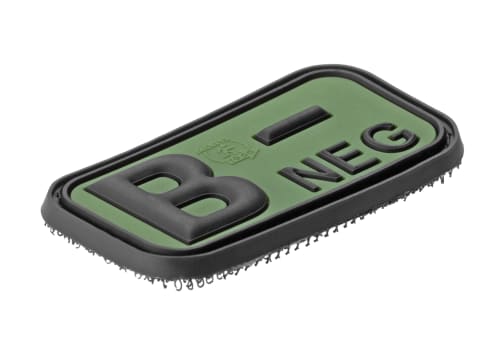 JTG Bloodtype Rubber Patch B Neg