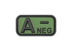 JTG Bloodtype Rubber Patch A Neg