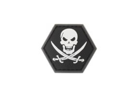 JTG No Fear Pirate Rubber Patch