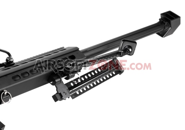 Snow Wolf BARRETT M82A1 Spring Sniper Rifle with 3-9x50E Scope (Black)  Airsoft Tiger111HK Area