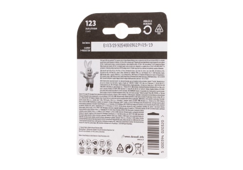 Duracell CR123 2pcs