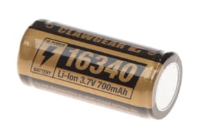Clawgear 16340 Battery 3.7V 700mAh