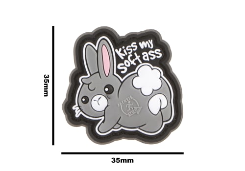 JTG Kiss My Soft Ass Rubber Patch