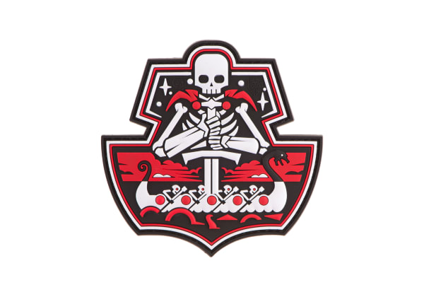 JTG Ghost Ship Skull Rubber Patch