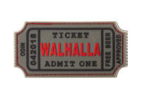 JTG Large Walhalla Ticket Rubber Patch