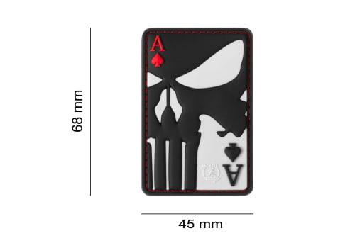 JTG Punisher Ace of Spades Rubber Patch