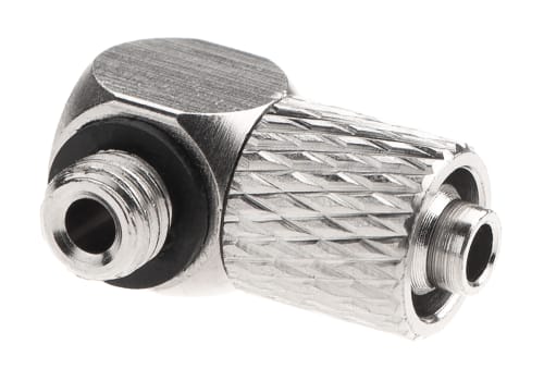 EpeS HPA 6mm Hose Coupling with Screwed Catch 90 Degree - Outer M5 Thread