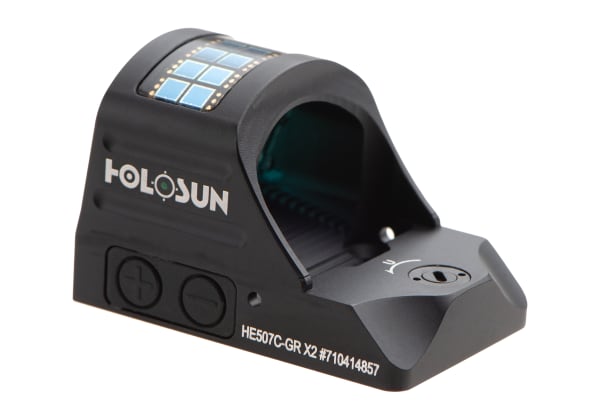 Holosun HE507C-GR X2 Elite Solar Green Circle Dot Sight
