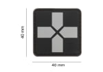 JTG Red Cross Rubber Patch 40mm