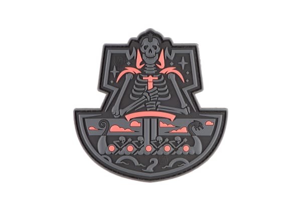 JTG Ghost Ship Skull Rubber Patch