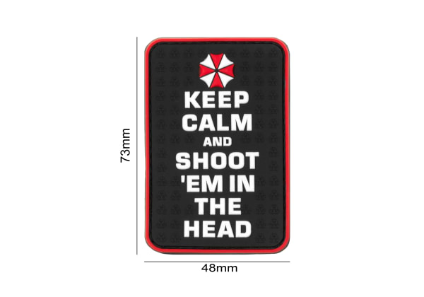 JTG Keep Calm and Shoot Rubber Patch