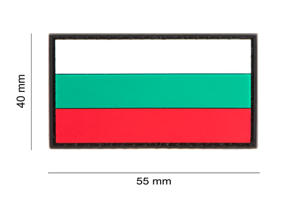 JTG Bulgarian Flag Rubber Patch