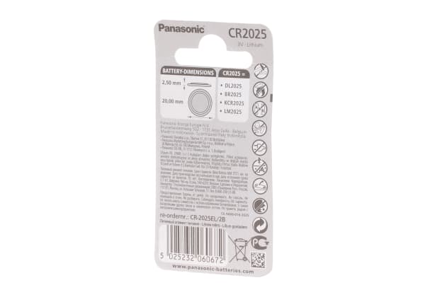 Panasonic CR2025 2pcs