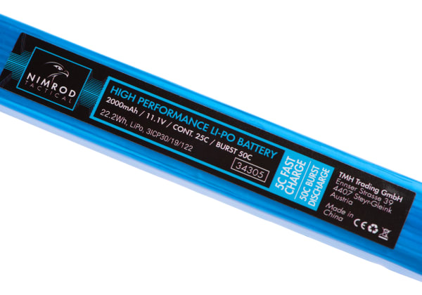 Nimrod Lipo 11.1V 2000mAh 25C Split Type