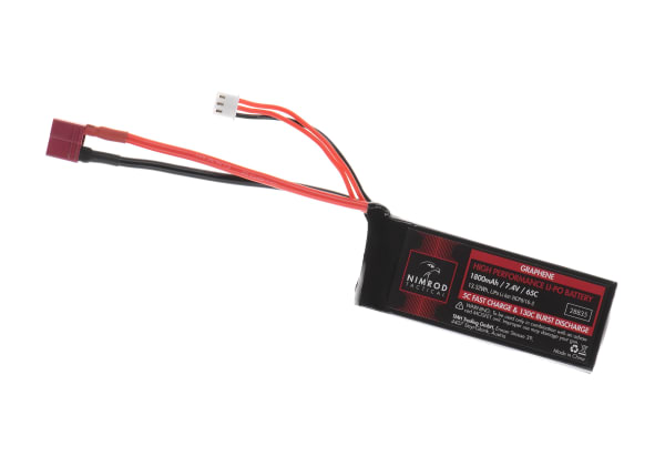 Nimrod Lipo 7.4V 1800mAh 65C Graphene Mini Type T-Plug
