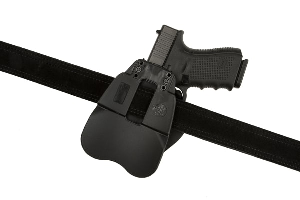 Frontline Open Top Kydex Holster für Glock 19 Paddle