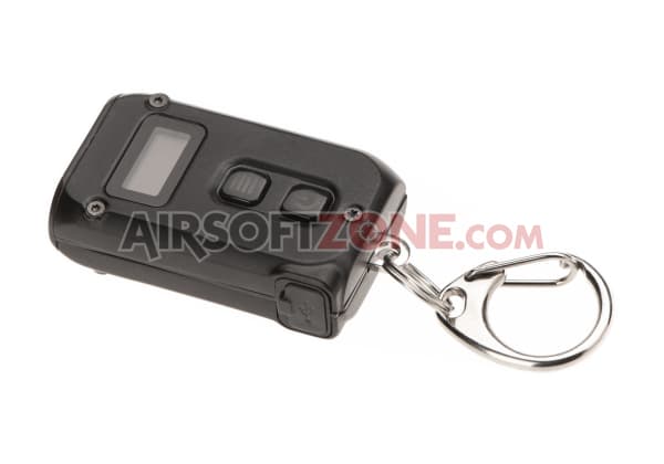 Licensed QD Tactical Metal Carabiner Type Keychain (Color: Black)