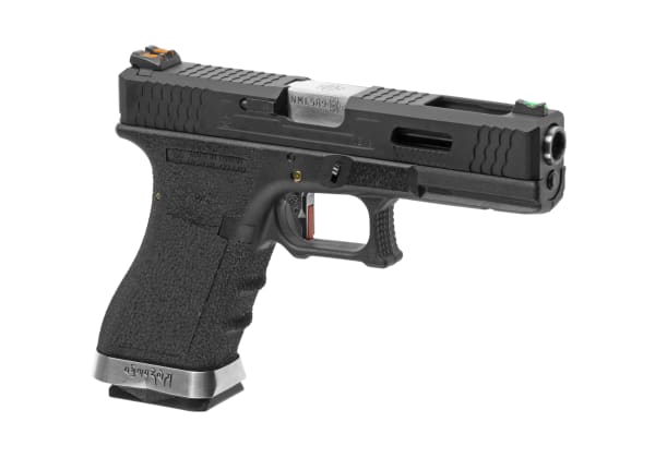 WE G-Force 18C BK Silver Barrel Metal Version GBB