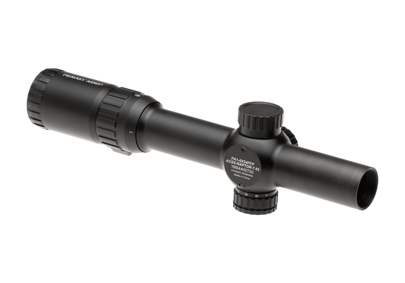 Primary Arms SLx6 1-6X24 FFP ACSS Raptor 7.62x39