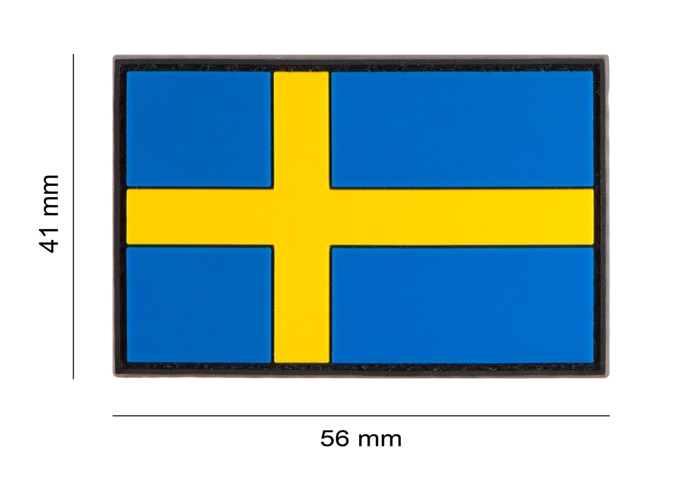 JTG Sweden Flag Rubber Patch