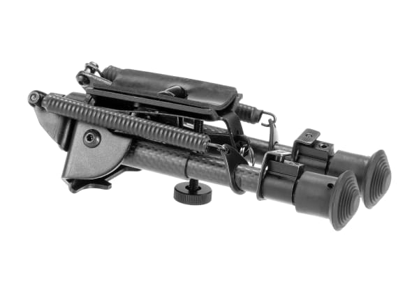 RokStad Carbon Fiber 6-9 Inch Swivel Spring Retractable Bipod