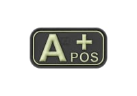 JTG Bloodtype Rubber Patch A Pos