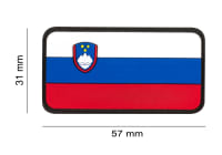 JTG Slovenia Flag Rubber Patch