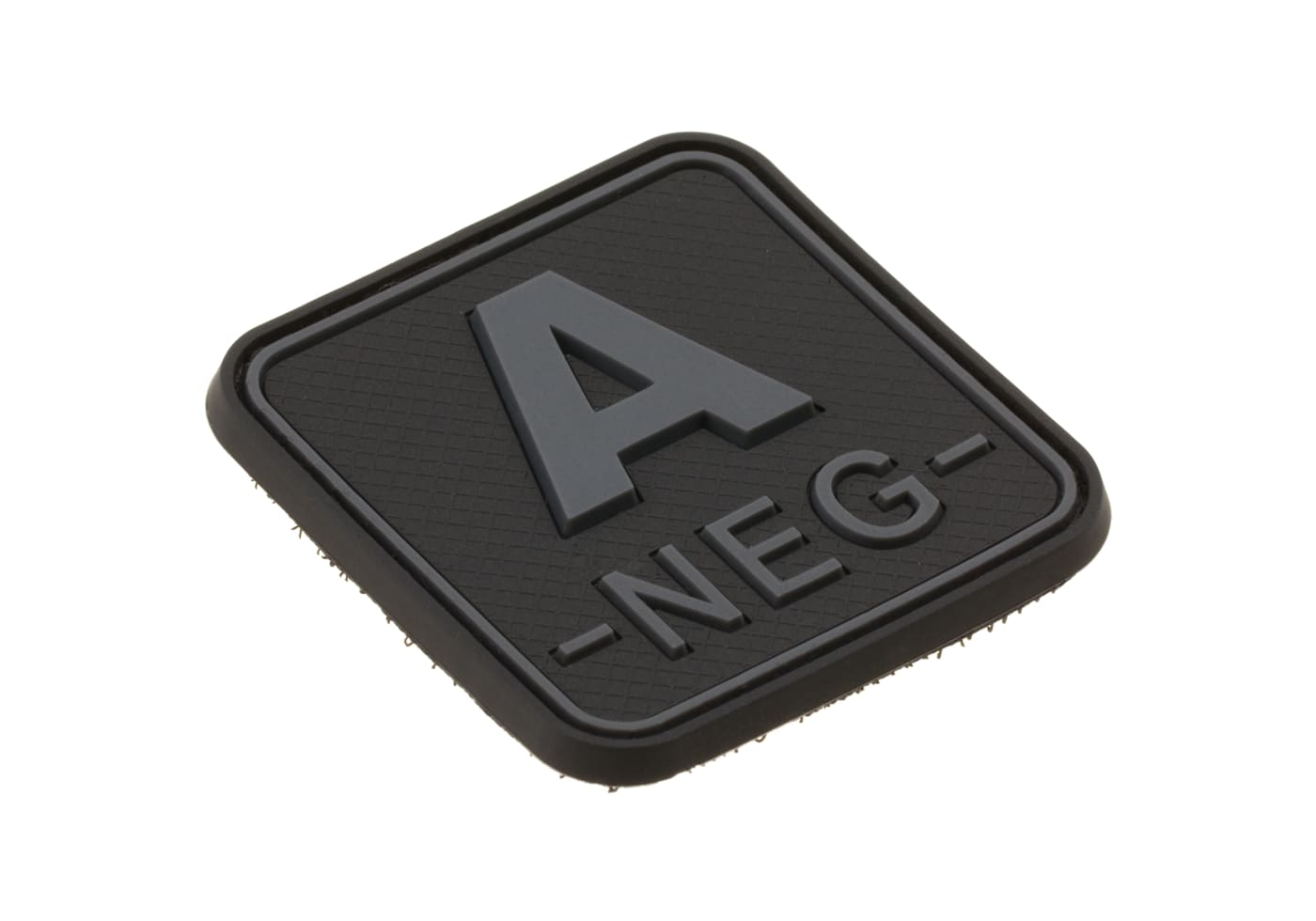 JTG Bloodtype Square Rubber Patch A Neg